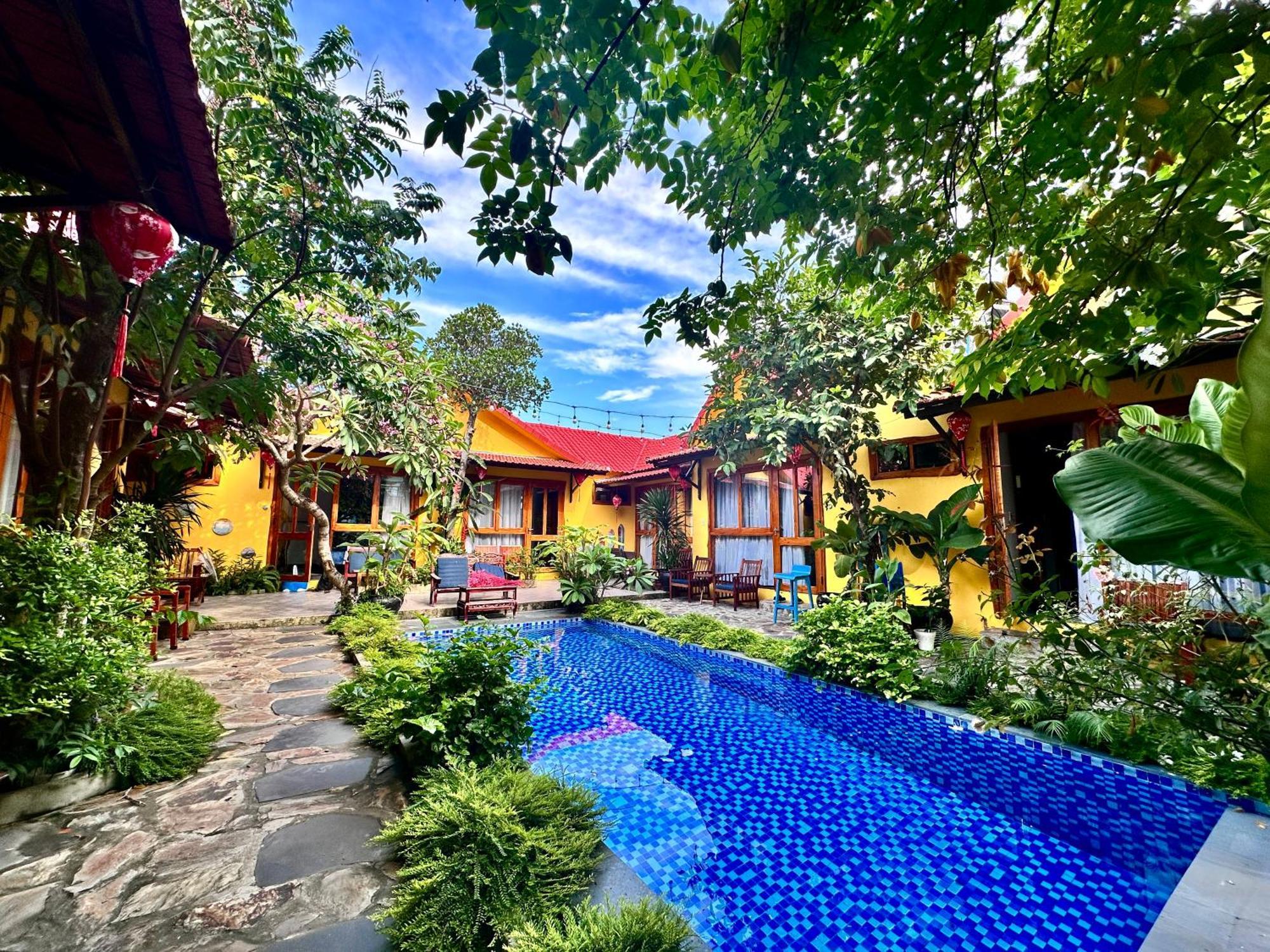 La Belle An Bang Seaside Hideaway-3 Min Walk To Beach,Pool,Family Friendly 会安 外观 照片