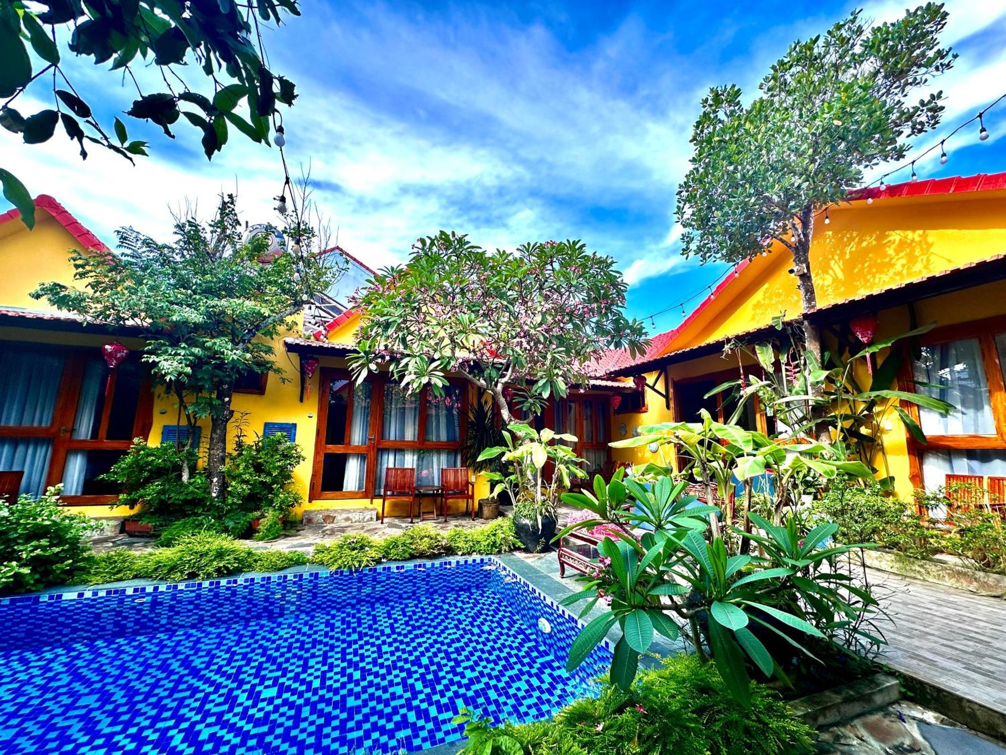 La Belle An Bang Seaside Hideaway-3 Min Walk To Beach,Pool,Family Friendly 会安 外观 照片
